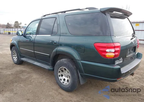 2002 Toyota Sequoia Limited V8 z USA, uszkodzony, nr VIN 5TDBT48A12S101648